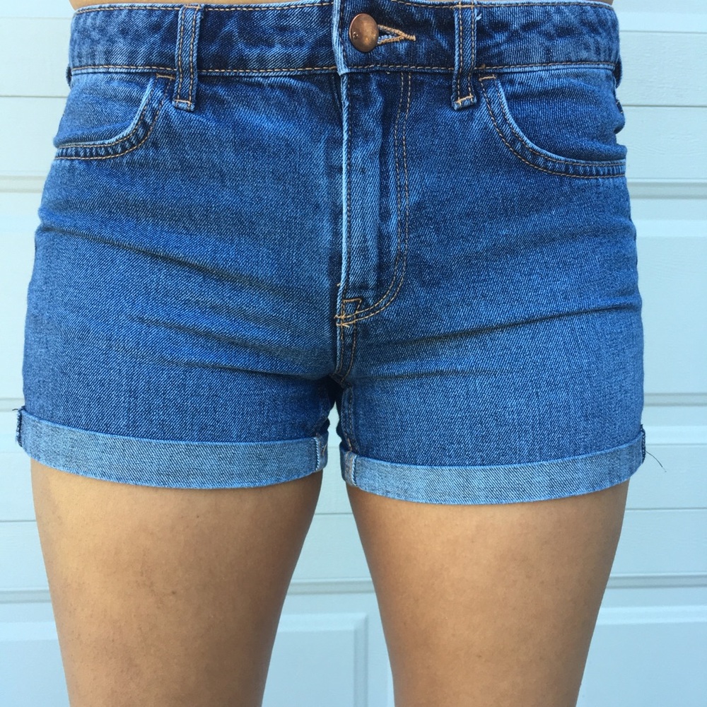 Blue Denim Shorts